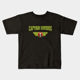 Captain Obvious Funny Kids T-Shirt